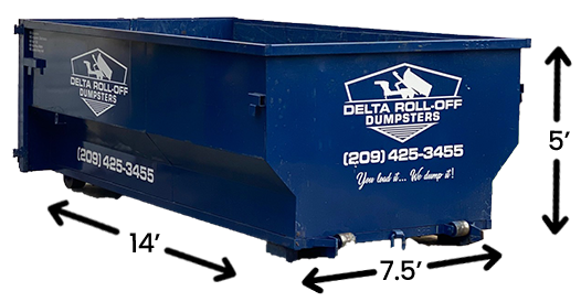 delta roll off dumpster rental 17 yard
