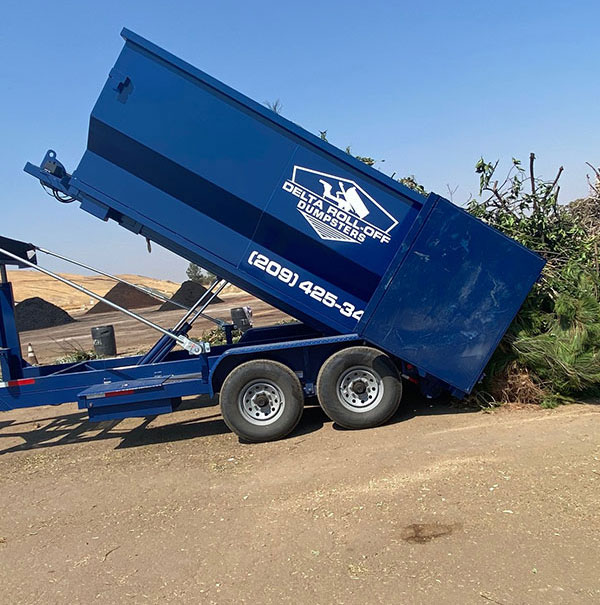 delta roll off dumpster rental commercial business stockton california